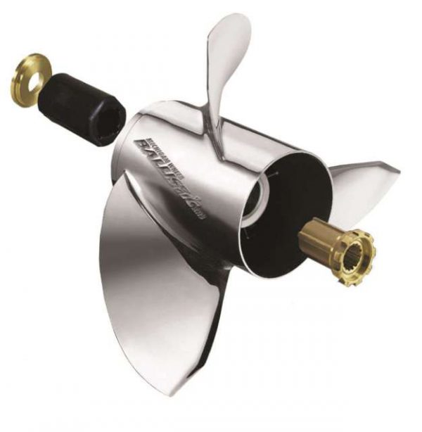 Michigan Ballistic 13 5/8 X 15 RH 3-Blade Stainless Steel Propeller 933415