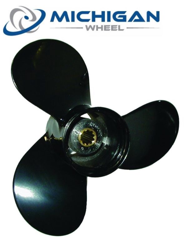 Michigan Match 9 7/8" x  14" 3 Blade Aluminum Propeller 022006