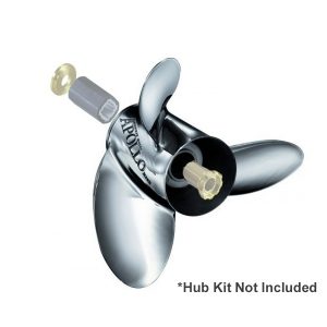 Michigan Apollo 15 1/4 X 19 LH 3-Blade Stainless Steel Propeller 993034