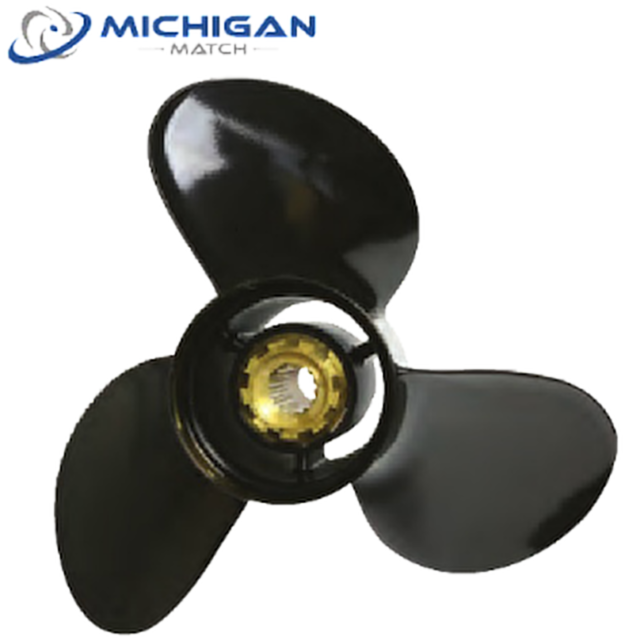 Qiclear Marine 10 3/8 x 13 OEM Upgrade Aluminum Outboard Propeller fit Mercury Engines 25-70HP Ref No.48-73136A45 RH Shipped from Canada without Import Tax 13 Spline Tooth