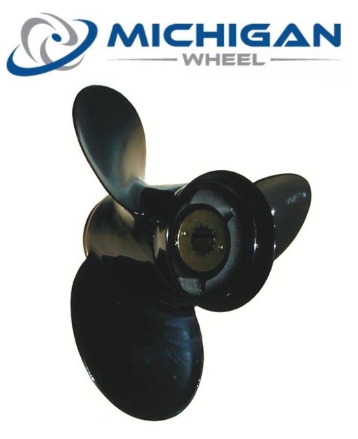 Michigan Match 10 1/2" x  13" 3 Blade Aluminum Propeller 031057
