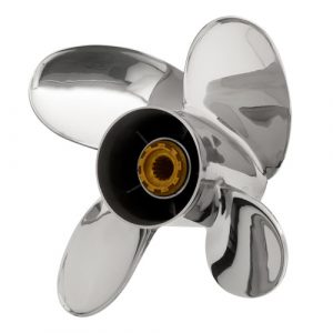 PowerTech PFL-CL200 15-1/2" 4 BLADE STAINLESS STEEL PROPELLER
