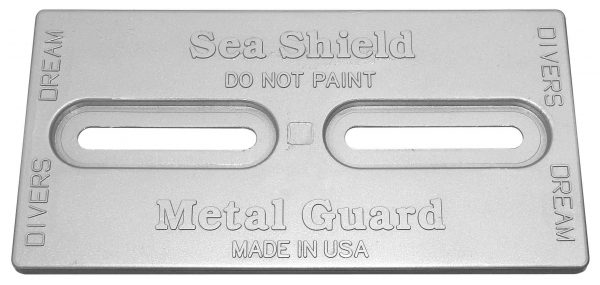 Sea Shield Marine Bolt On Plate Anodes 1" Divers Dream (ZHC-20)