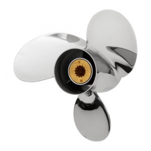 POWERTECH NREB 3 Blade Stainless Steel Propeller for 40-60HP Outboard Motors