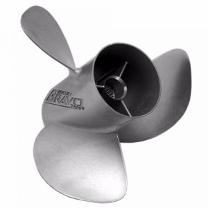 QUICKSILVER THUNDERBOLT (14.25 X 22) QUICKSILVER RH BRAVO THREE PROPELLER, QS3322S