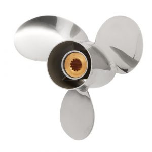 POWERTECH REB 3 and 4 Blade Stainless Steel Propeller for 40-60HP Outboard Motors