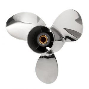 POWERTECH TLR 3 Blade Stainless Steel Propeller for 20-35HP Outboard Motors