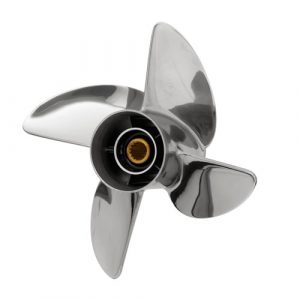 POWERTECH CFF 4 Blade Stainless Steel Propeller for 70-140HP Outboard Motors