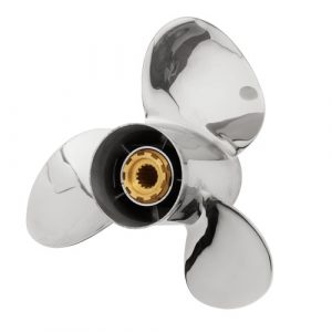 POWERTECH MQF 3 Blade Stainless Steel Propeller for 70-140HP Outboard Motors