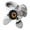 POWERTECH NRS 3 and 4 Blade Stainless Steel Propeller for 70-140HP Outboard Motors - Image 2
