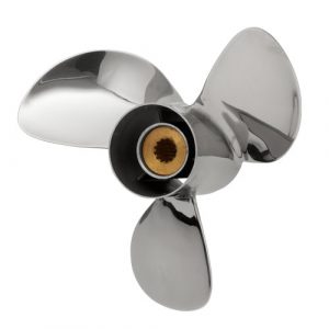 POWERTECH SRD 3 and 4 Blade Stainless Steel Propeller for 40-60HP Outboard Motors