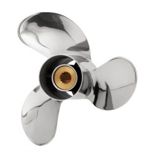 POWERTECH SWC 3 and 4 Blade Stainless Steel Propeller for 40-60HP Outboard Motors