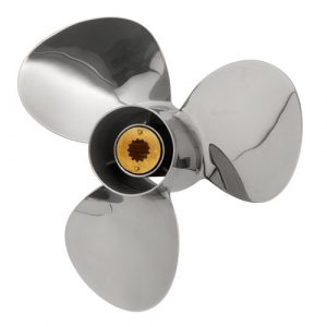 POWERTECH WBA 3 Blade Stainless Steel Propeller for 40-60HP Outboard Motors