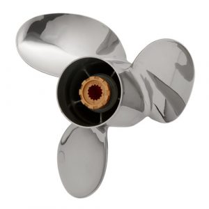 POWERTECH RAF 3 Blade Stainless Steel Propeller for 70-140HP Outboard Motors.