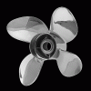 POWERTECH RKR 3 and 4-BLADE RIGHT HAND STAINLESS STEEL PROPELLER - Image 2