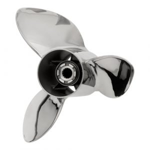 POWERTECH VMS CUSHION LOC HUB 3-BLADE RIGHT HAND STAINLESS STEEL PROPELLER